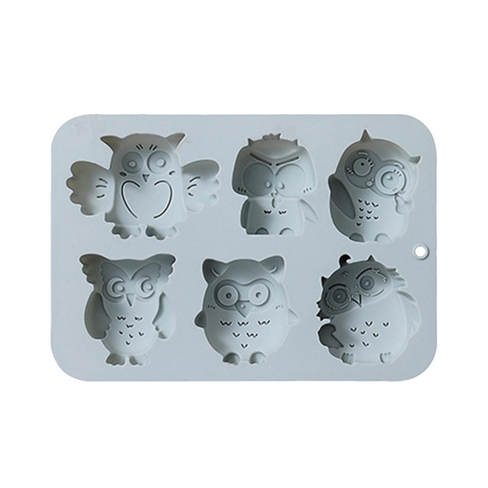 thumbnail image 2 of 6 Utensilios De Repostería Diferentes Con Forma De Búho, Moldes De Silicona Para Chocolate, Caramelos Y Pasteles., 2 of 2